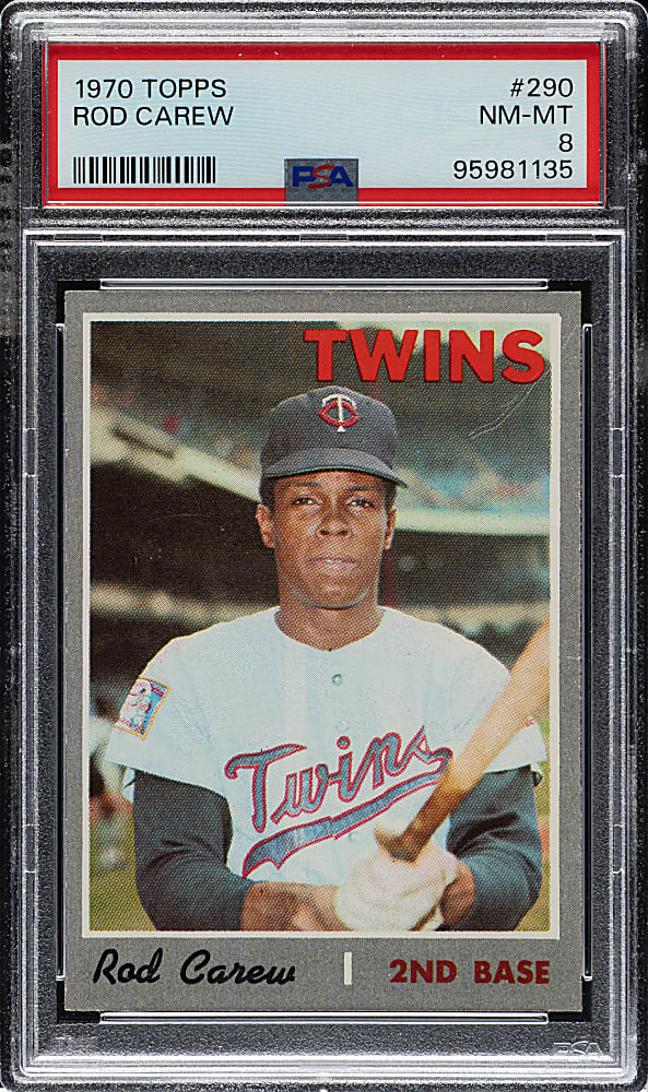 1970 Topps #290 Rod Carew PSA NM-MT 8