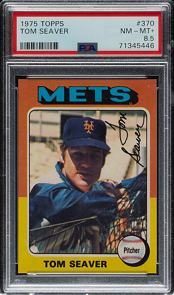 1975 Topps #370 Tom Seaver PSA NM-MT+ 8.5