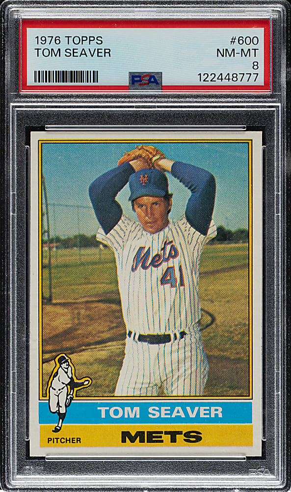 1976 Topps #600 Tom Seaver PSA NM-MT 8