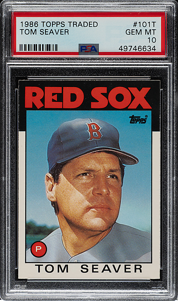 1986 Topps Traded #101T Tom Seaver PSA GEM MINT 10