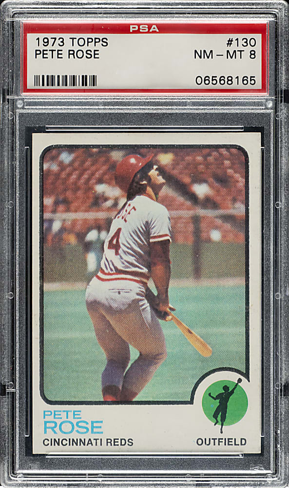 1973 Topps #130 Pete Rose PSA NM-MT 8