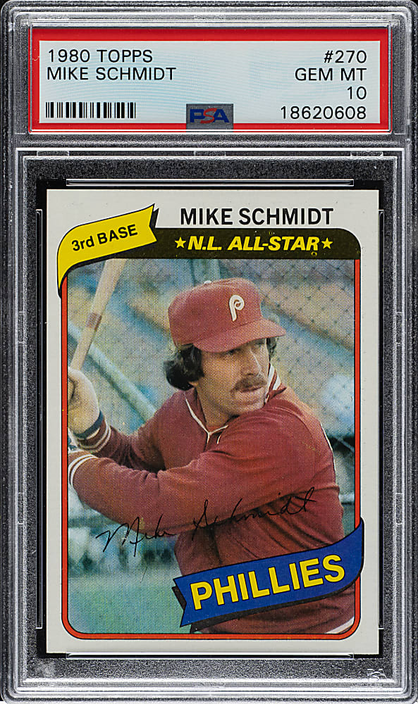 1980 Topps #270 Mike Schmidt PSA GEM MINT 10