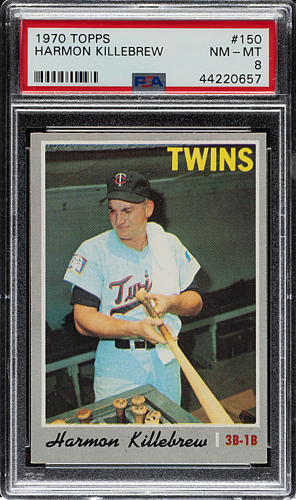 1970 Topps #150 Harmon Killebrew PSA NM-MT 8