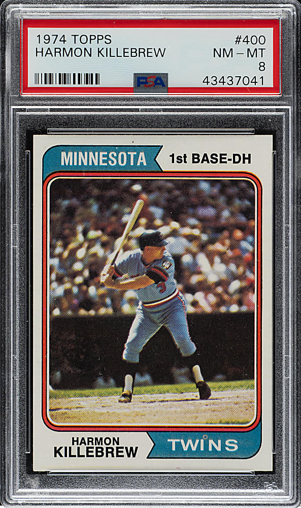 1974 Topps #400 Harmon Killebrew PSA NM-MT 8