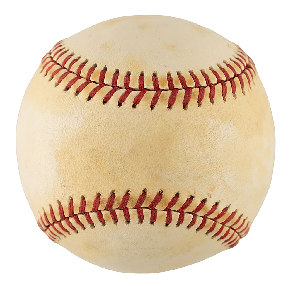 Mickey Mantle Single-Signed Baseball - JSA