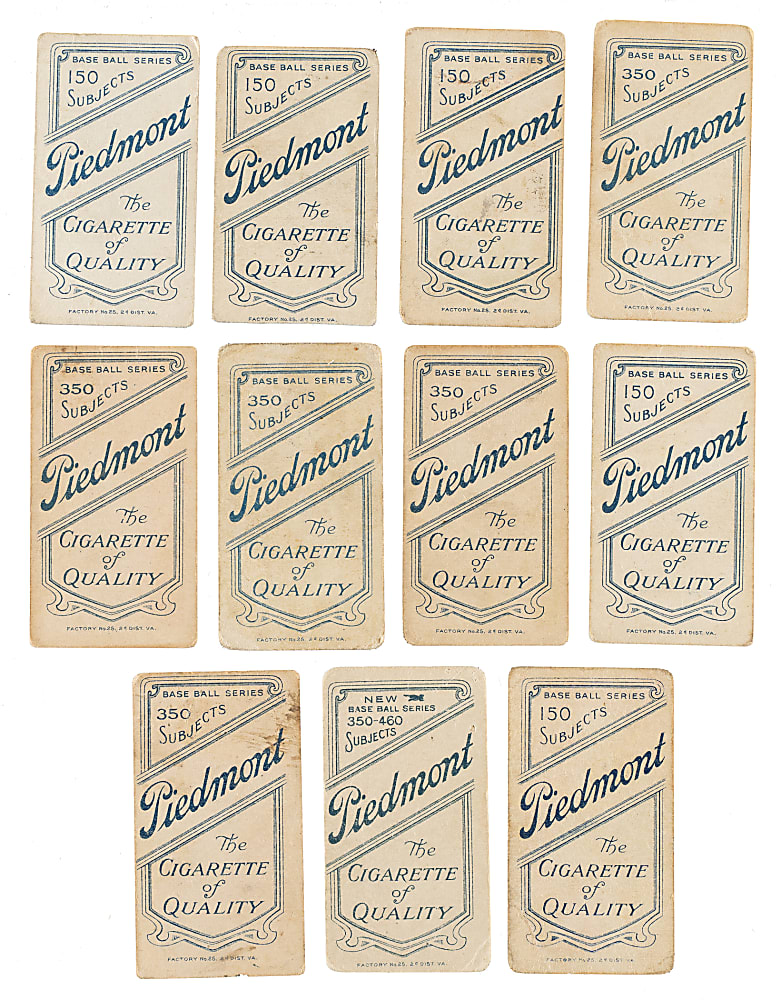 1909-1911 T206 White Border Brooklyn Superbas Collection (11)