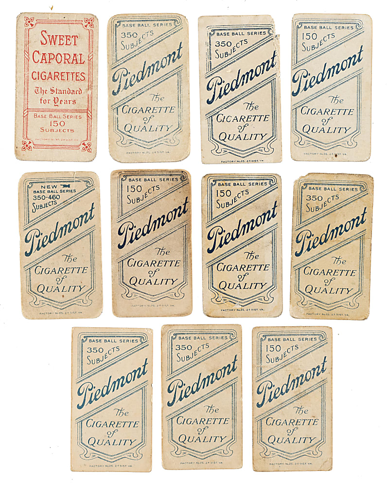 1909-1911 T206 White Border Chicago White Sox Collection (11)