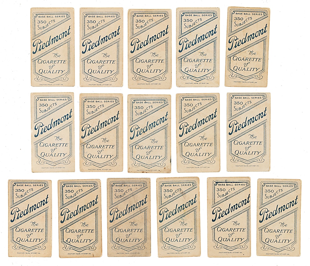 1909-1911 T206 White Border Minor Leaguer Collection (16)