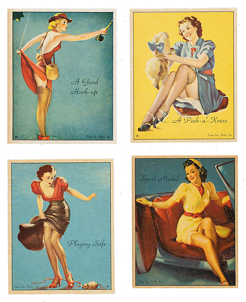 1944 R59 American Beauties Complete Set (24) Plus Wrapper