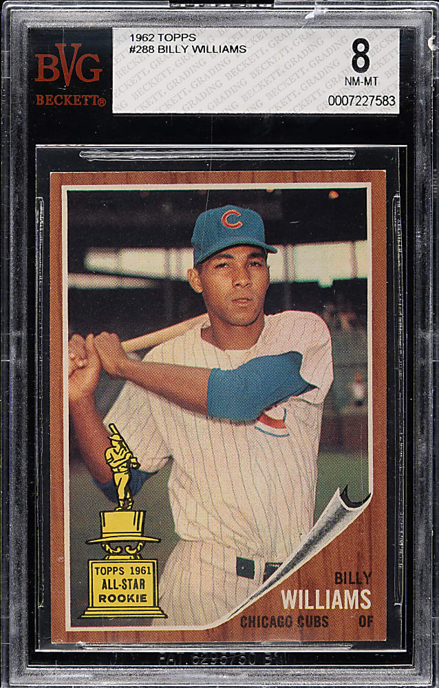 1962 Topps #288 Billy Williams BVG NM-MT 8
