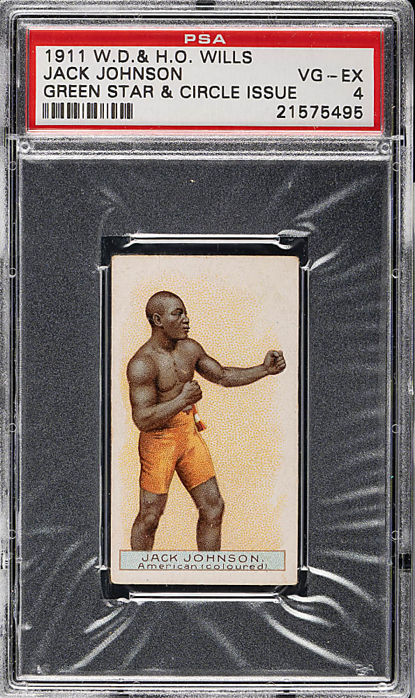 1911 W. D. & H. O. Wills "Boxers" Jack Johnson PSA VG-EX 4