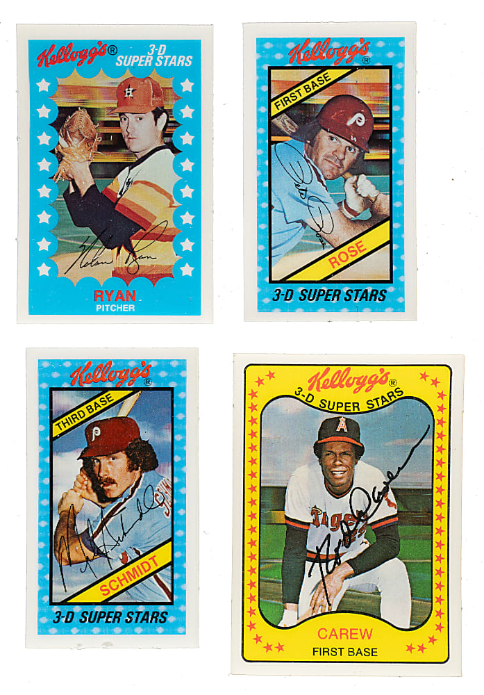 1980 to 1982 Kellogg's Complete Set Trio (3 Sets, 190 Cards)