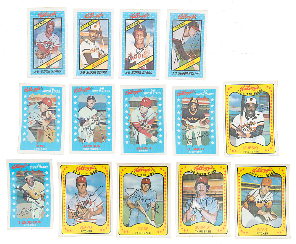 1980 to 1982 Kellogg's Complete Set Trio (3 Sets, 190 Cards)