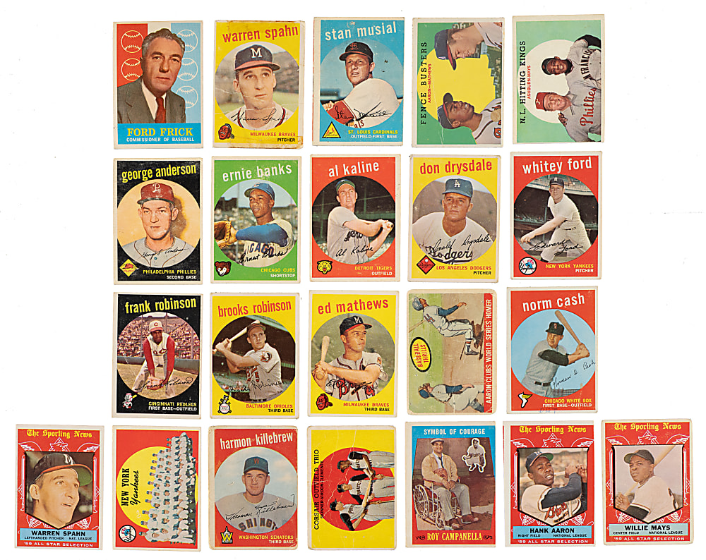 1959 Topps Near-Complete Set (563/572)
