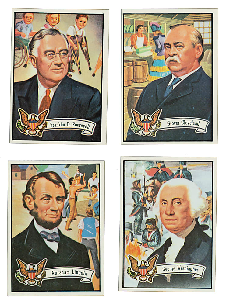 1972 Topps "U.S. Presidents" Complete Set (43)