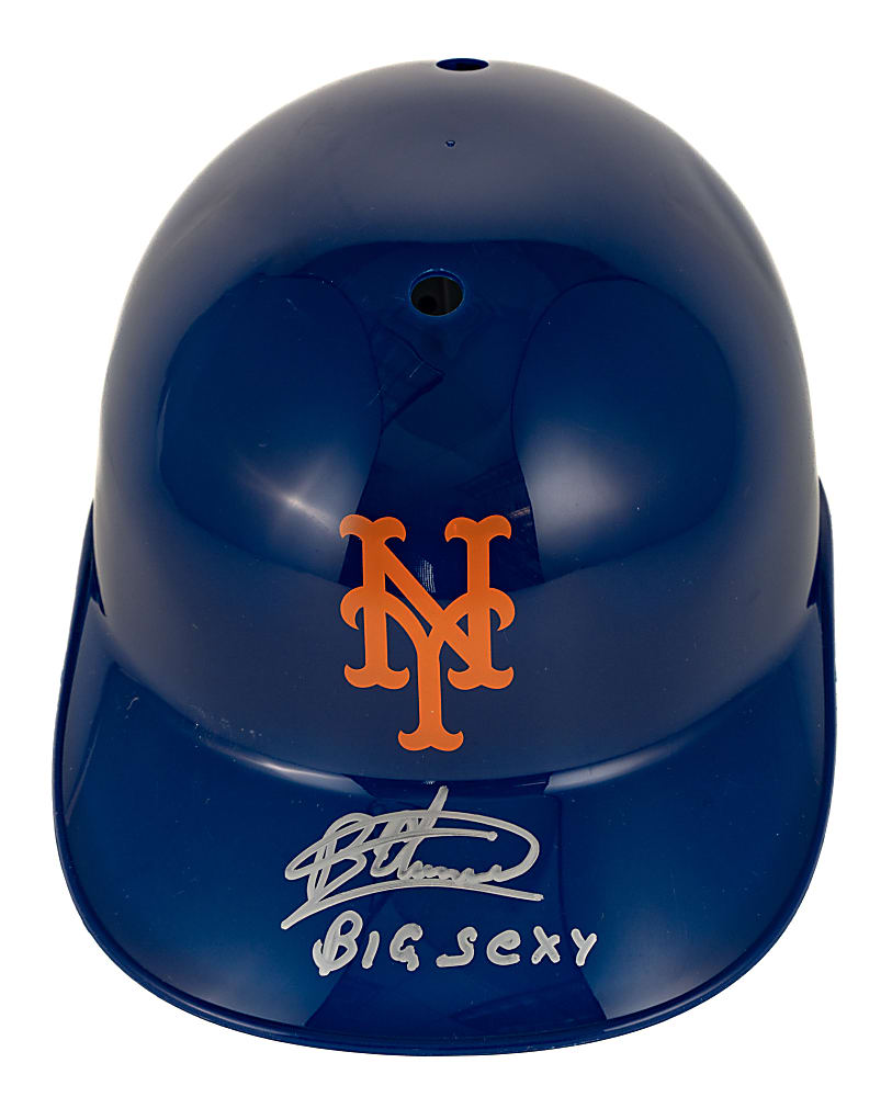 Bartolo Colon Signed New York Mets Batting Helmet with "Big Sexy" Inscription - PSA/DNA
