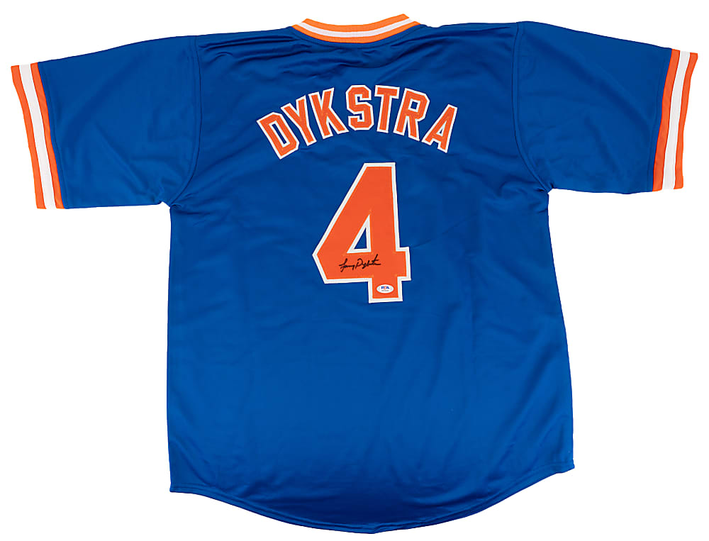 Lenny Dykstra Signed New York Mets Jersey - PSA/DNA