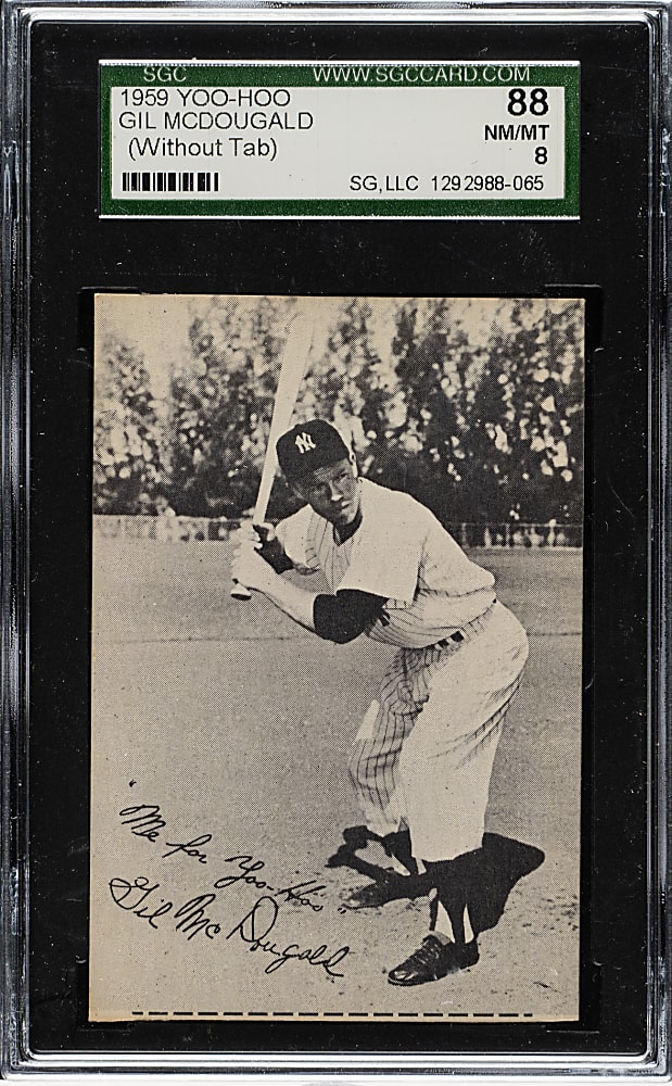 1959 Yoo-Hoo Gil McDougald SGC NM/MT 88