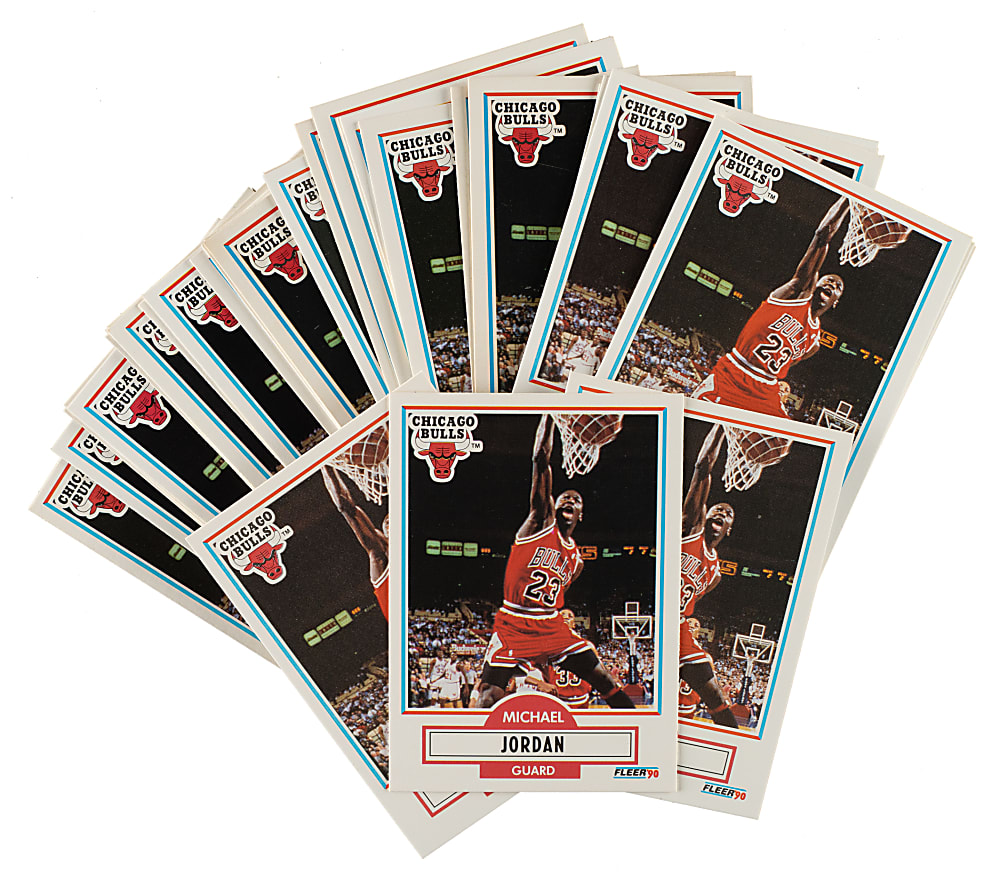 1990-1991 Fleer Basketball #26 Michael Jordan Collection (33)
