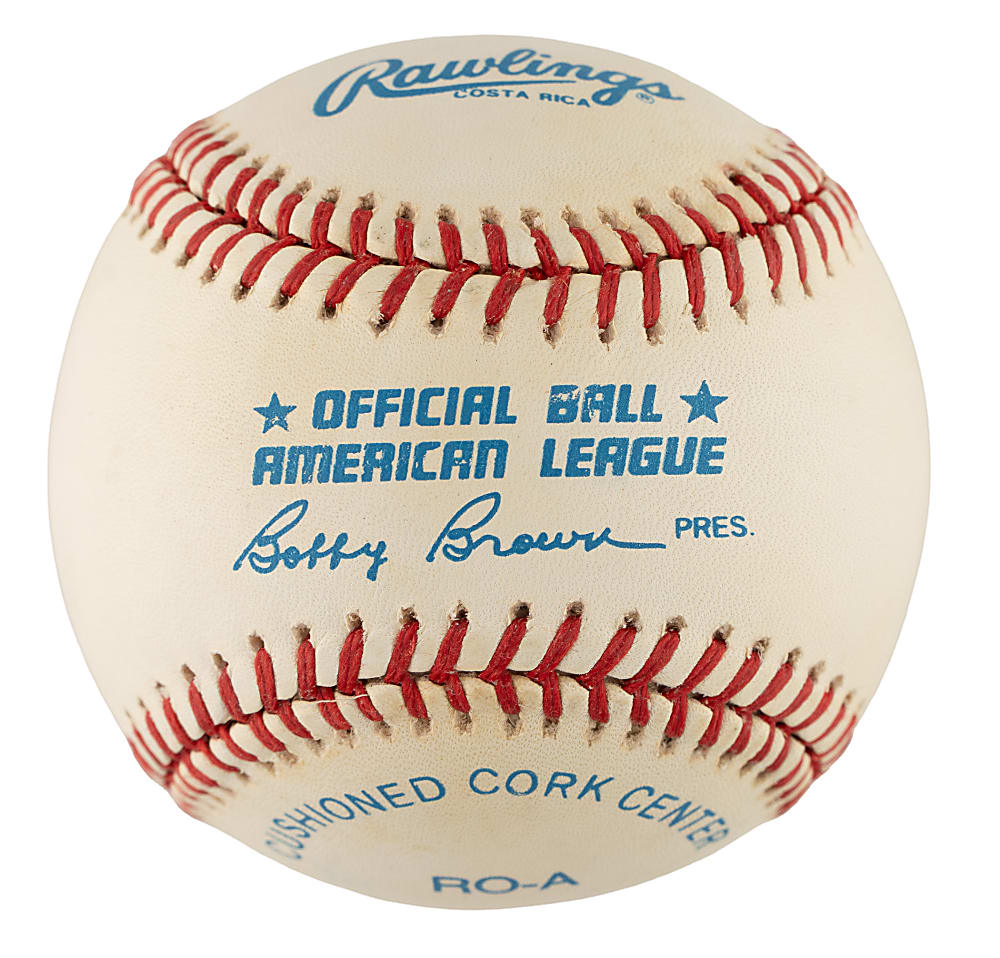 Mickey Mantle Single-Signed Baseball - JSA