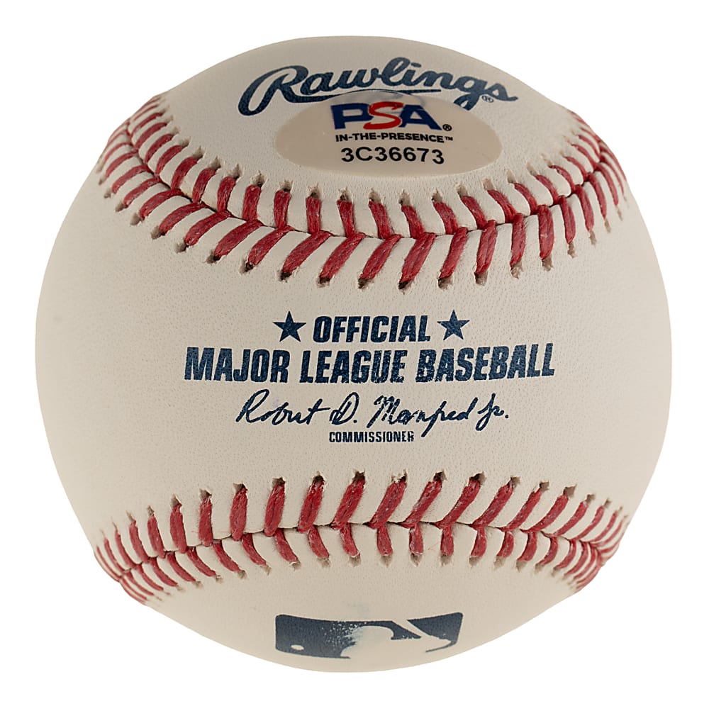 Pete Rose Single-Signed Baseball with "4256" Inscription - PSA/DNA