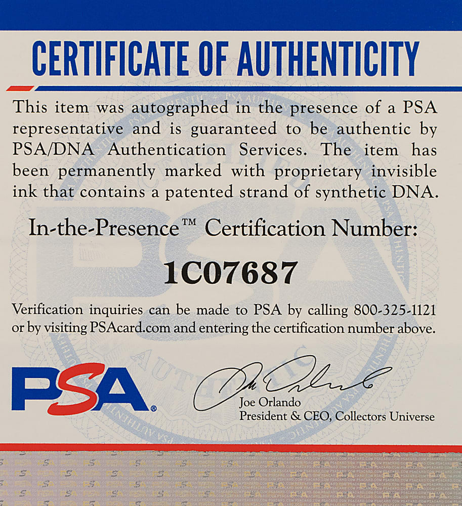 Barry Larkin Single-Signed Baseball with Multiple Inscriptions - PSA/DNA