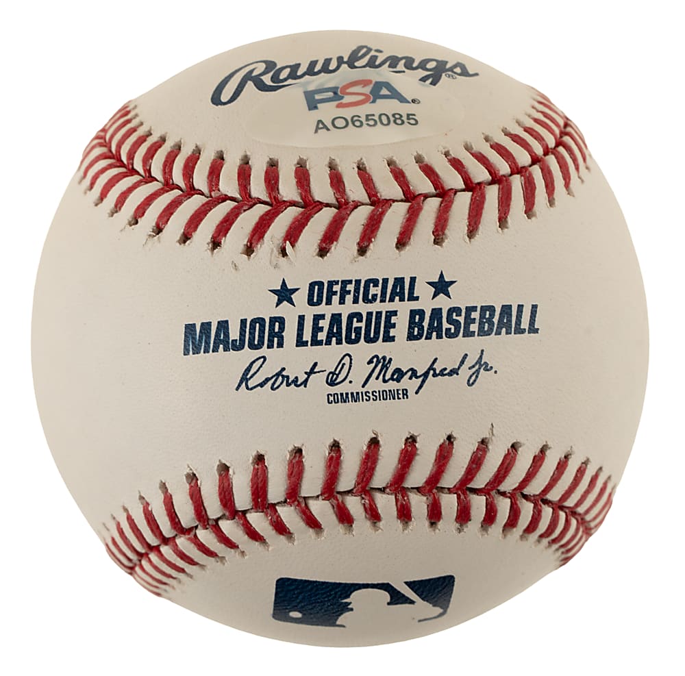 Bret Saberhagen Single-Signed Baseball with "85 & 89 A.L.C.Y." Inscription - PSA/DNA