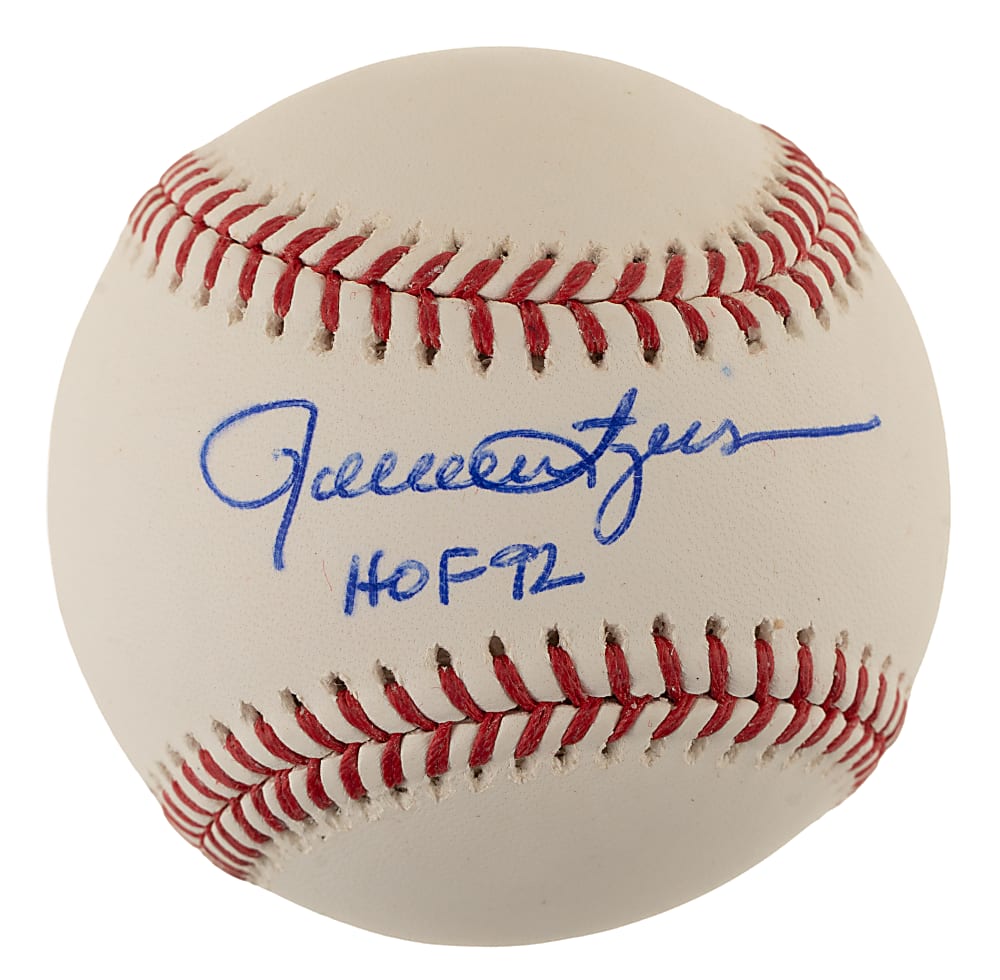Rollie Fingers Single-Signed Baseball with "HOF 92" Inscription  - PSA/DNA