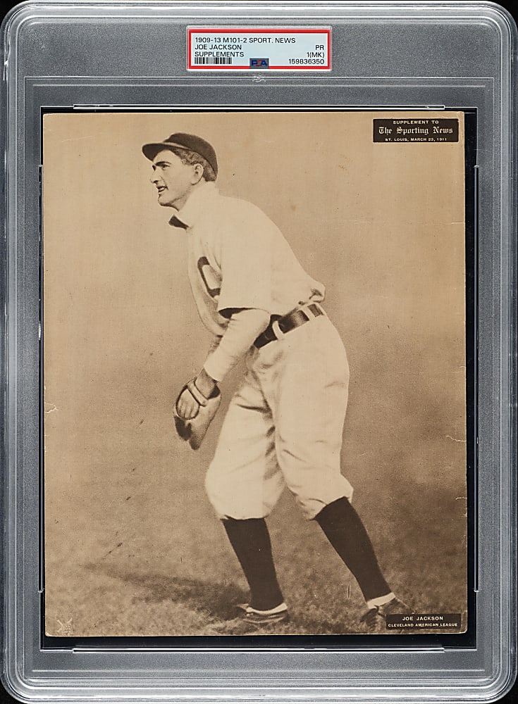 1909-1913 M101-2 Sporting News Supplement Joe Jackson PSA POOR 1 (MK)