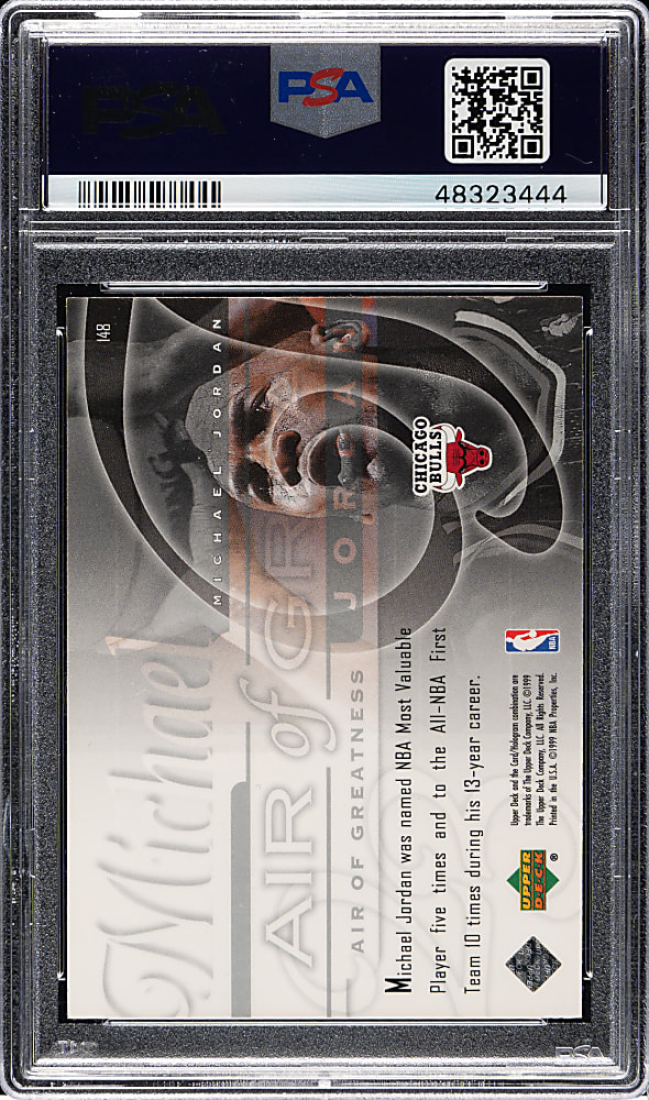 1999-2000 Upper Deck Basketball #148 Michael Jordan PSA GEM MINT 10