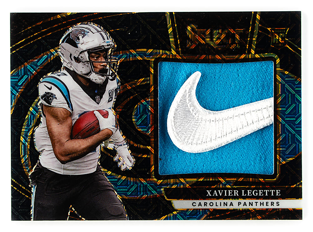 2024 Panini Select Jumbo Rookie Swatch Football #JRS-XLE Xavier Legette Rookie Nike Swoosh #1/1