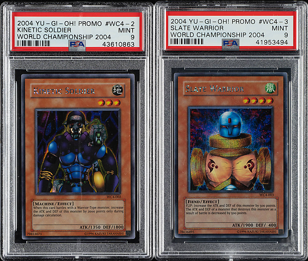 2004 Yu-Gi-Oh! World Championship 2004 Promo PSA MINT 9 Pair
