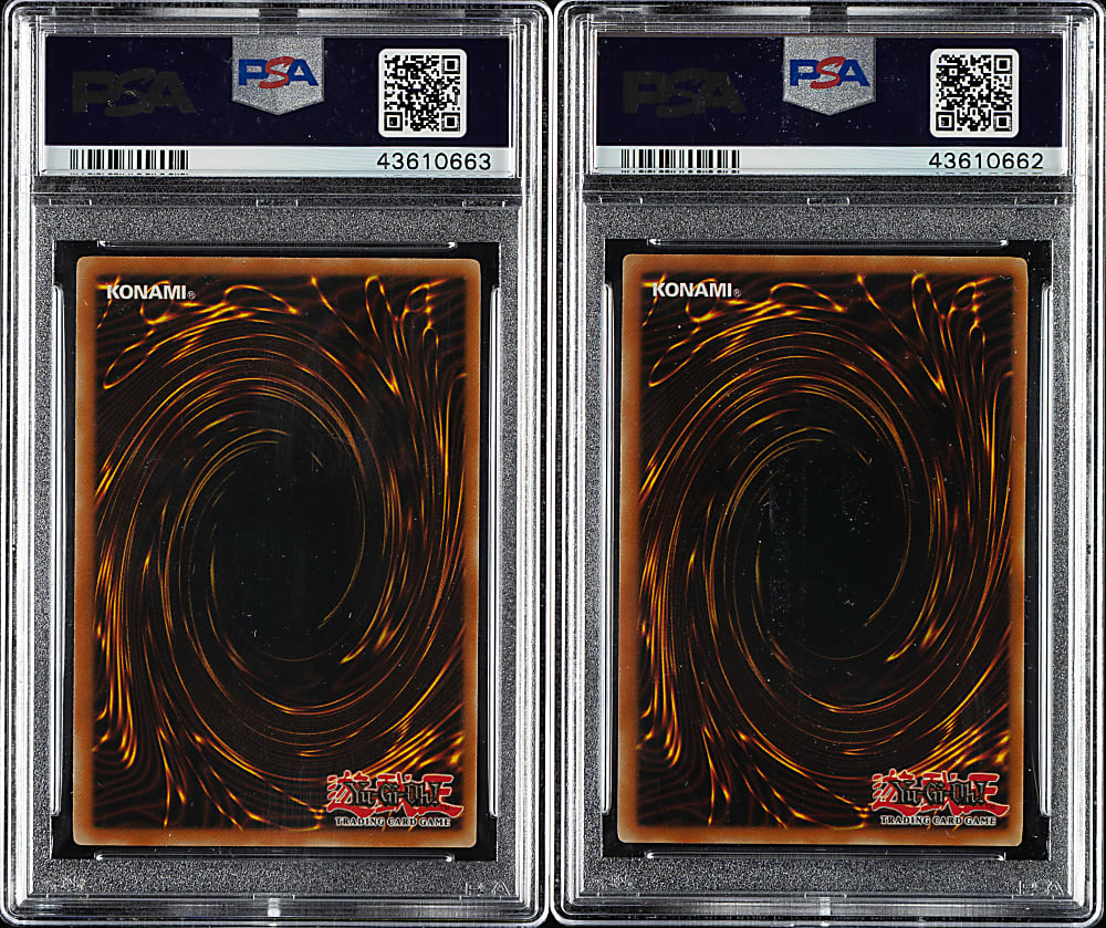 2006 Yu-Gi-Oh! Duelist Pack Chazz Princeton 1st Edition #EN013 Armed Dragon Lv10 Holographic PSA NM-MT 8 Pair