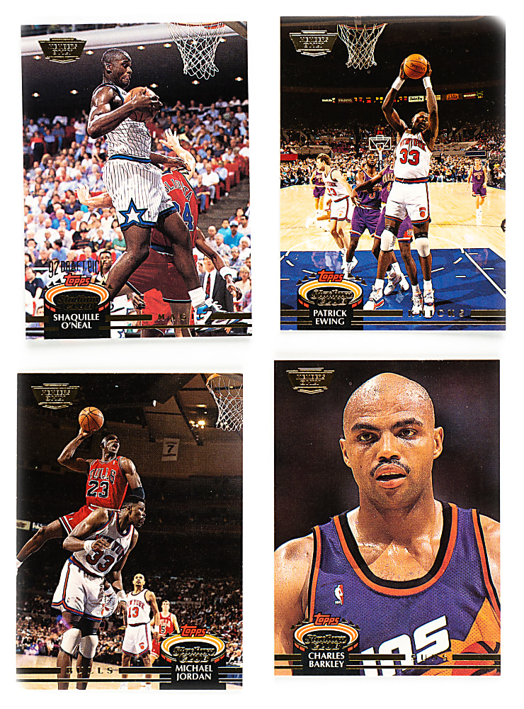 1992-1993 Topps Stadium Club Members Only Basketball Near-Complete Set (398/400) Including #247 Shaquille O'Neal Rookie