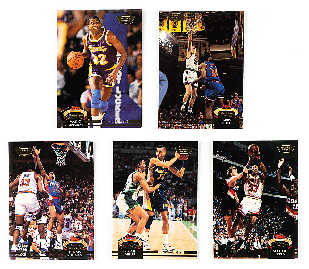 1992-1993 Topps Stadium Club Members Only Basketball Near-Complete Set (398/400) Including #247 Shaquille O'Neal Rookie