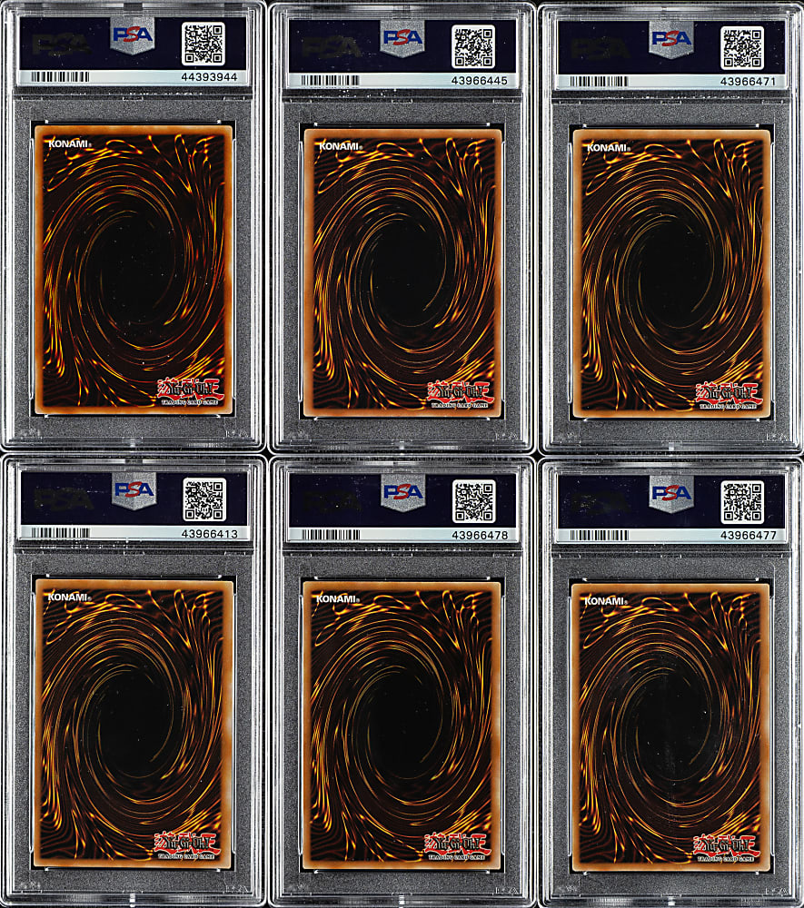 2003 to 2015 Yu-Gi-Oh! PSA-Graded Collection (6)
