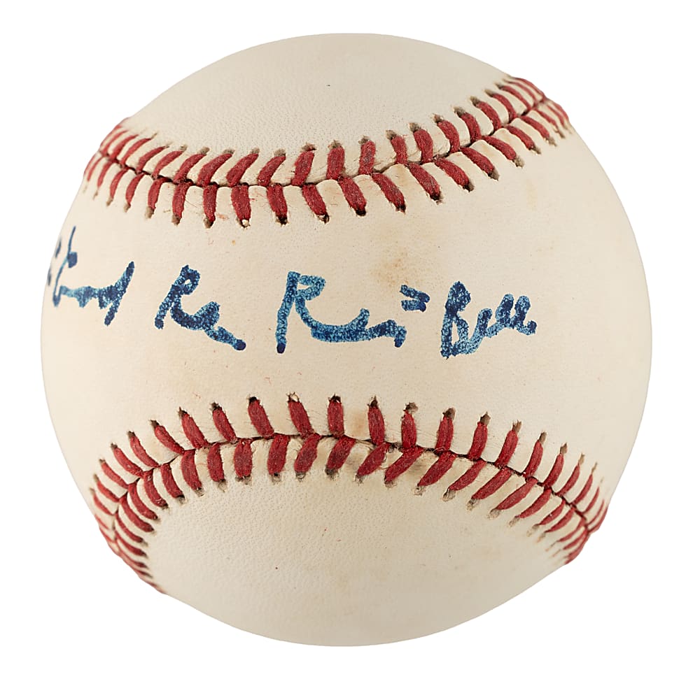 James "Cool Papa" Bell Single-Signed Baseball