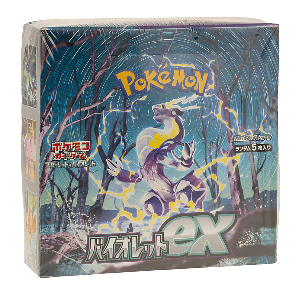 2023 Pokemon Japanese Scarlet & Violet SV1V Violet Ex Factory-Sealed Unopened Booster Box (30 Packs)