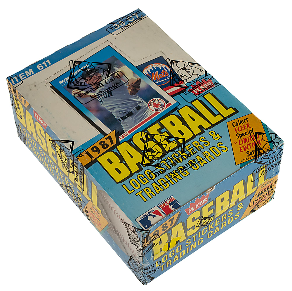 1987 Fleer Unopened Wax Box (36 Packs) - BBCE