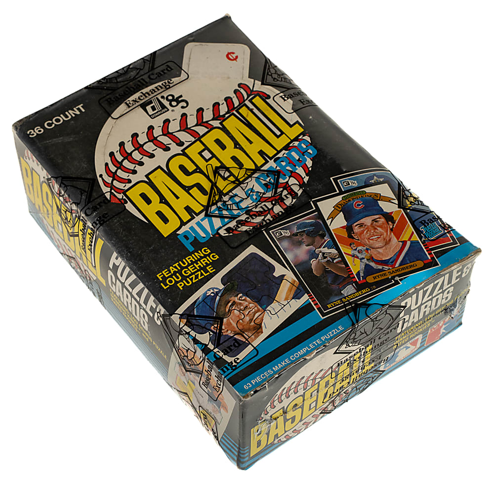1985 Donruss Unopened Wax Box (36 Packs) - BBCE