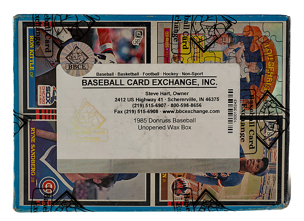 1985 Donruss Unopened Wax Box (36 Packs) - BBCE