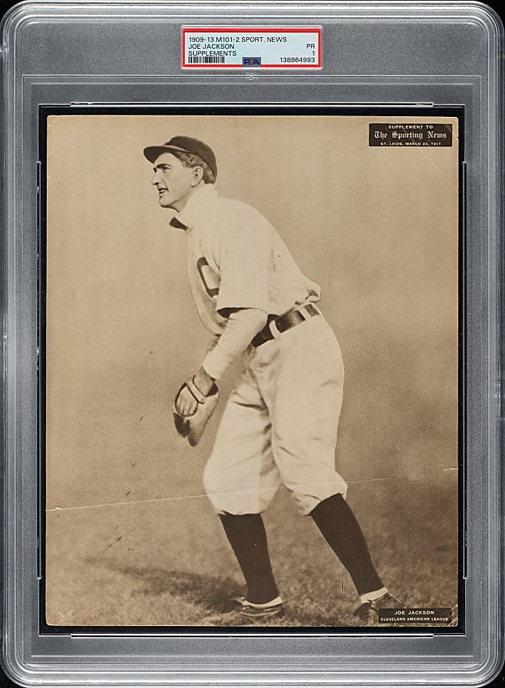 1909-1913 M101-2 Sporting News Supplement Joe Jackson PSA POOR 1