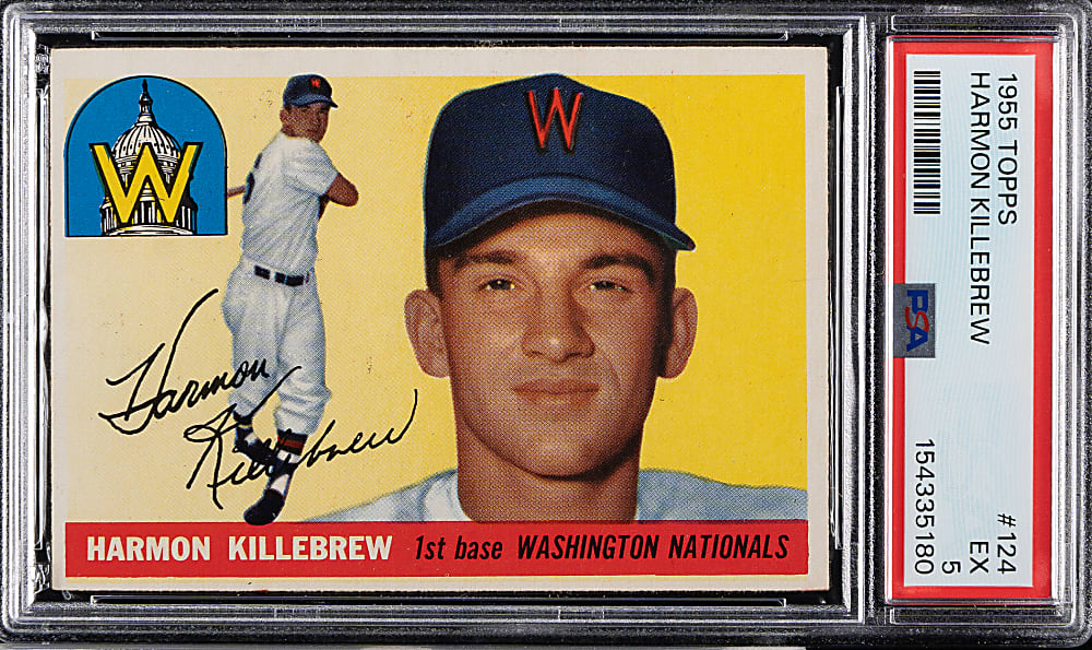 1955 Topps #124 Harmon Killebrew Rookie PSA EX 5