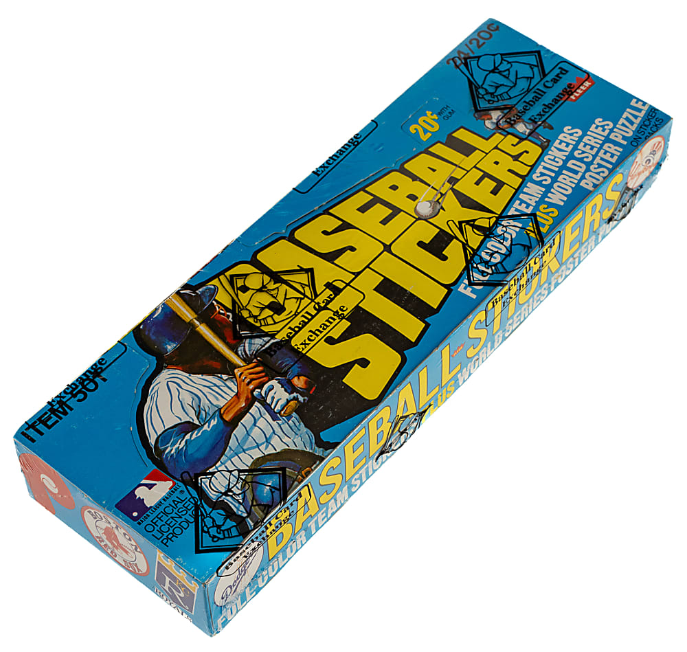 1979 Fleer Stickers Unopened Wax Box - BBCE
