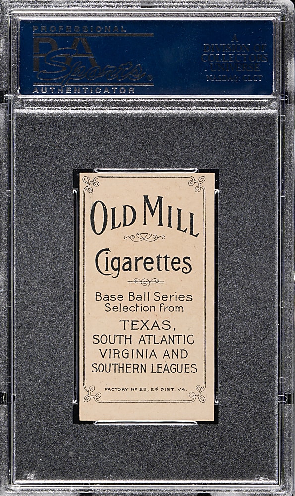 1909-1911 T206 White Border Ed Greminger Southern Leaguer PSA MINT 9 (OC) - Old Mill Back