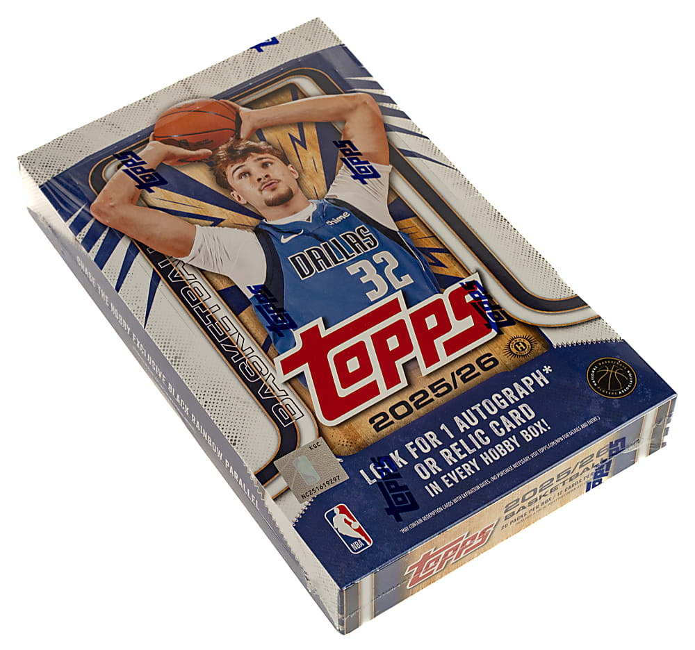 2025-2026 Topps Basketball Factory-Sealed Unopened Hobby Box (20 Packs) - Cooper Flagg, Kon Knueppel, and Dylan Harper Rookie Year