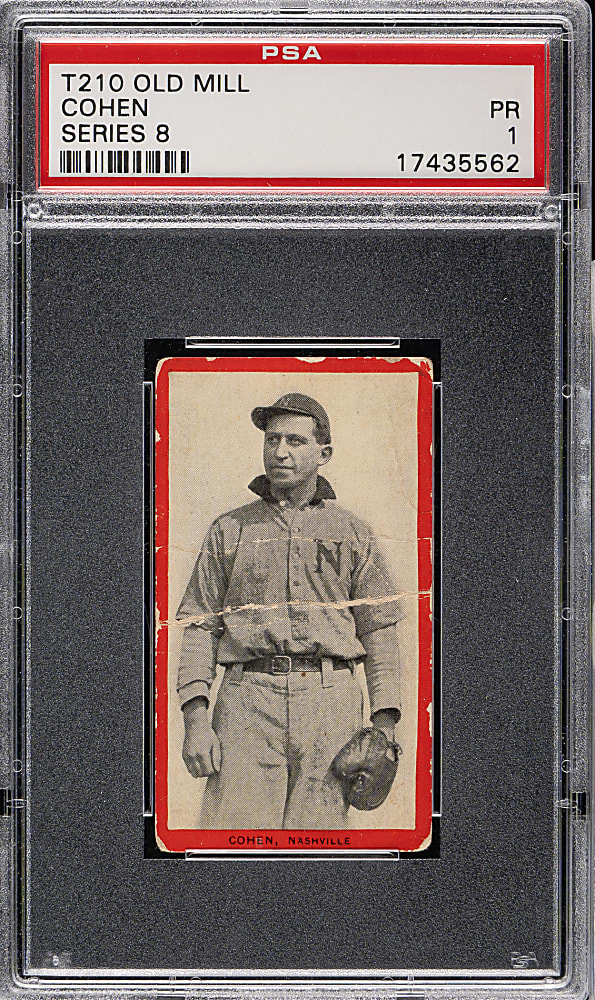 1910 T210 Old Mill Tobacco "Series 8" Cohen PSA POOR 1