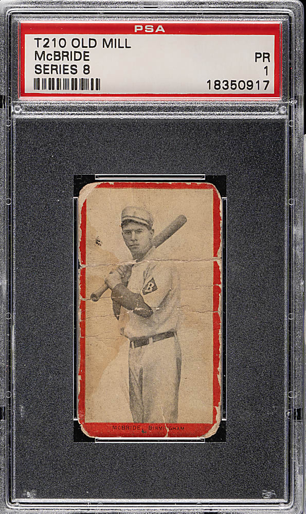 1910 T210 Old Mill Tobacco "Series 8" Clyde McBride PSA POOR 1