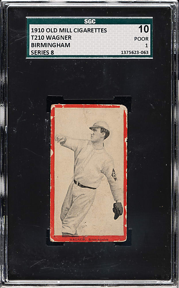 1910 T210 Old Mill Tobacco "Series 8" Ivor Wagner SGC POOR 10