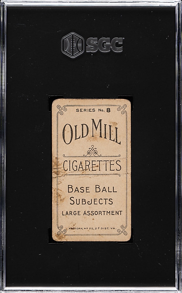 1910 T210 Old Mill Tobacco "Series 8" Eugene De Montreville SGC FAIR 1.5